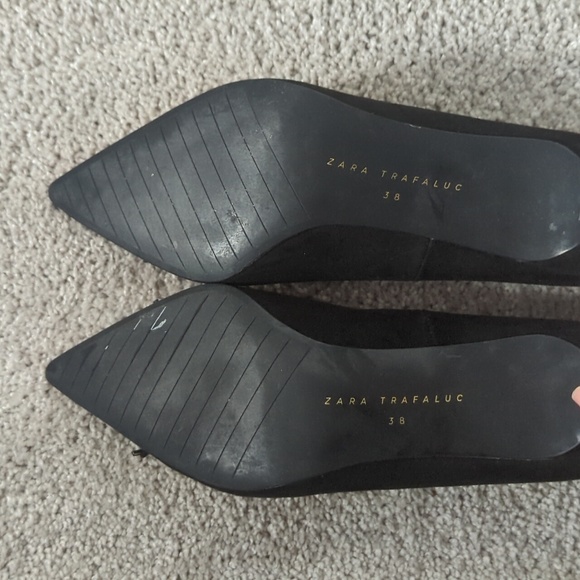 Zara Trafaluc Suede Heels - Picture 5 of 5
